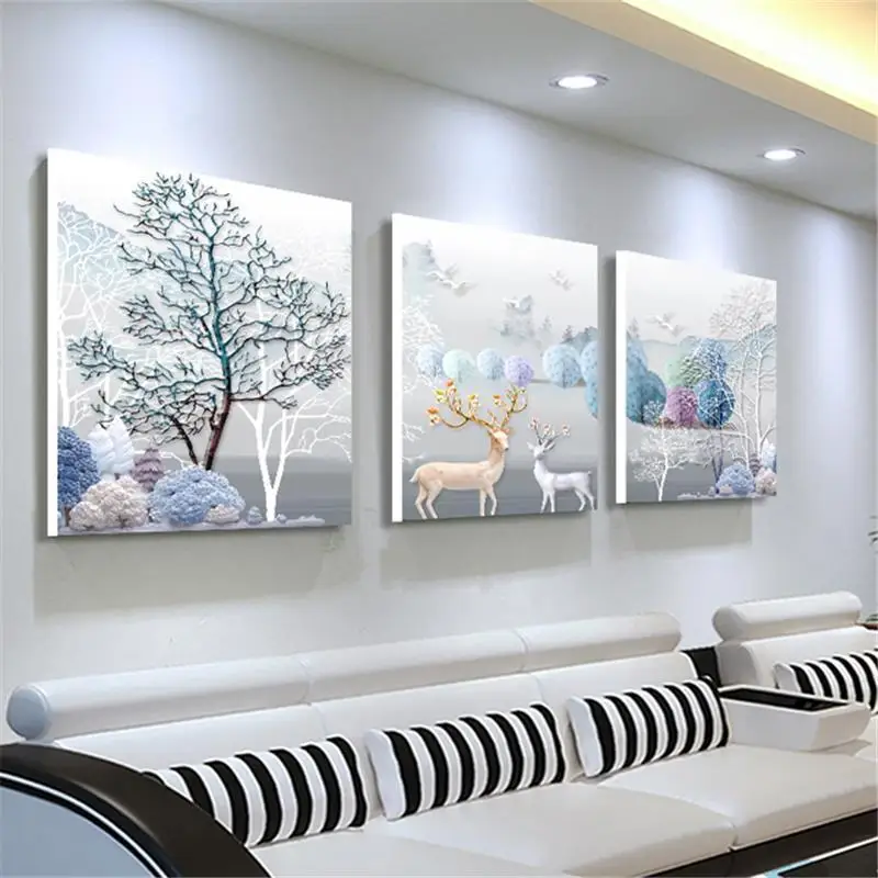 Винтажные диваны современные картины скандинавский художественный постер и