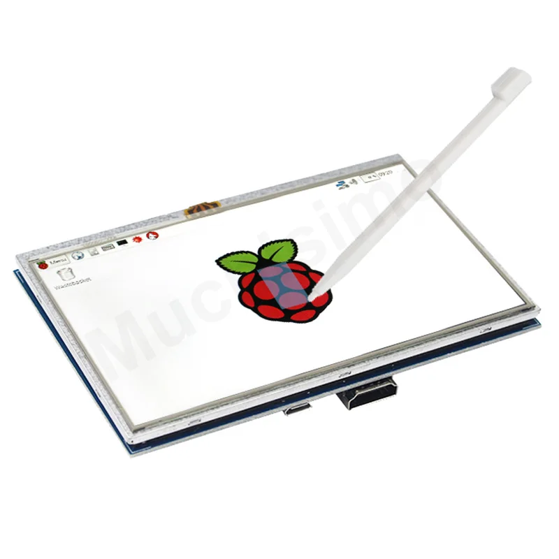 5 дюймовый Raspberry Pi 4 Model B ЖК дисплей сенсорный экран 800 × 480 HDMI TFT монитор + Чехол