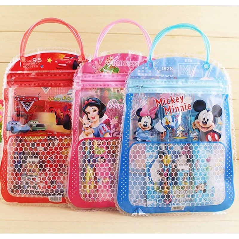 

Disney Elementary School Stationery Set Cute Creative Cartoon Stationery Pen Bag Children's School Supplies Kindergarten Gift