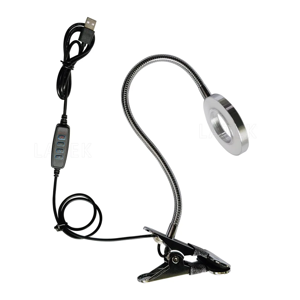 Desk Lamp USB Rechargeable Table with Clip Bed Reading Book Night Light LED Eye Protection | Лампы и освещение