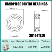 5pcs high speed handpiece turbine ceramic dental bearings abec 9 ruca sr144tlzn 3 175x6 35x2 38 mm sr144