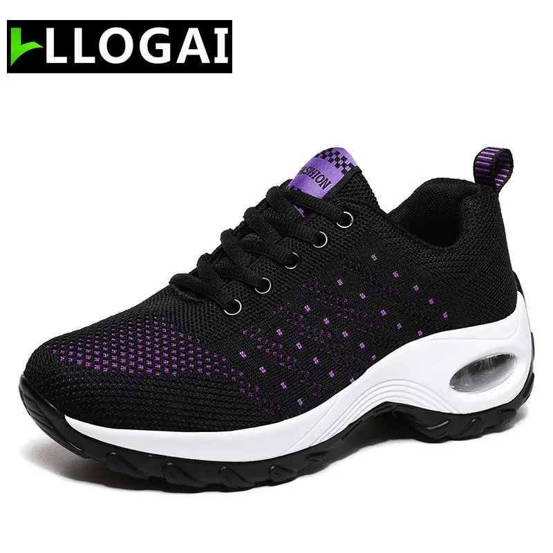 

Women Shoes Mesh Breathable Flat Anti-Slip Woman Sneaker 2021 New Sneakers Outdoor Trainer Female Zapatos De Mujer Sport Shoe