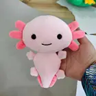 Плюшевая Кукла Kawaii Axolotl, 20 см, Мультяшные милые животные, плюшевые игрушки для детей, день рождения