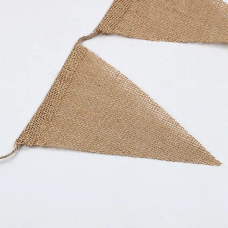 Джутовая веревка с флагом белая 48 шт. украшение сделай сам для рождественской