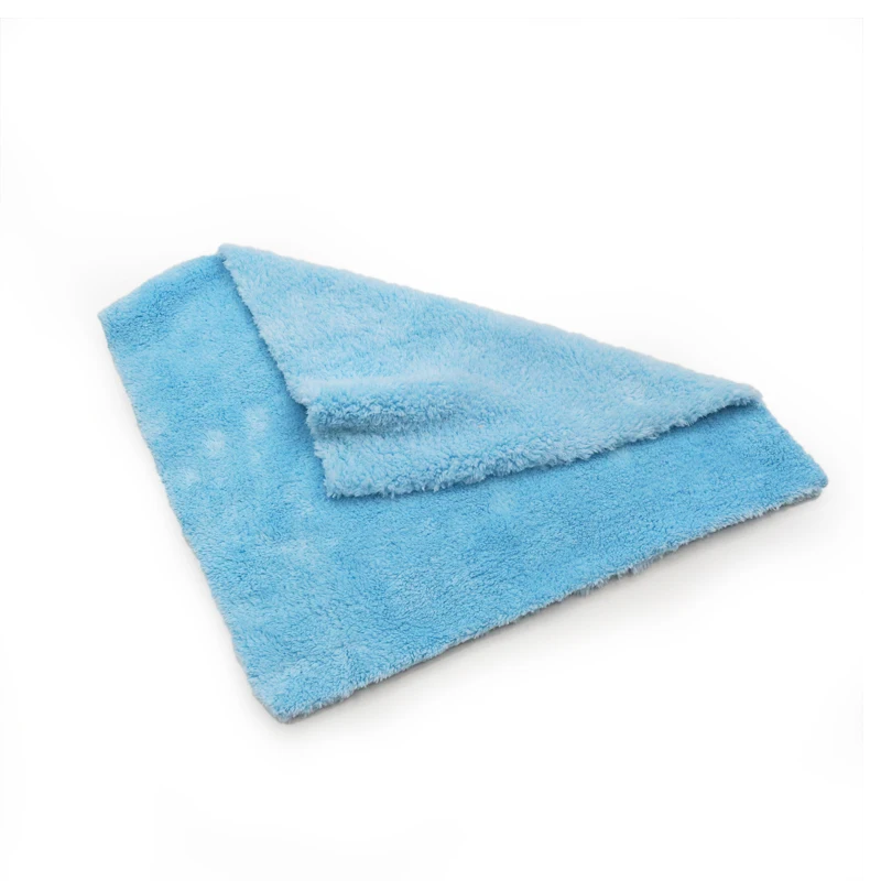 Blue Полотенце из микрофибры высокого качества 40X40 см, 500 г/см, ультрамягкое полотенце без косточек, идеально подходит для мытья автомобиля, сушки и детализации - Цвет: Blue