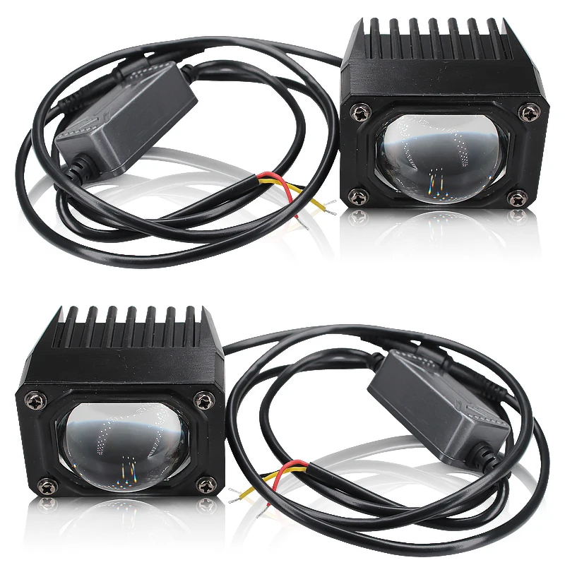 2 шт. объектив Точечный светильник светодиодный рабочий LED Дальне головной