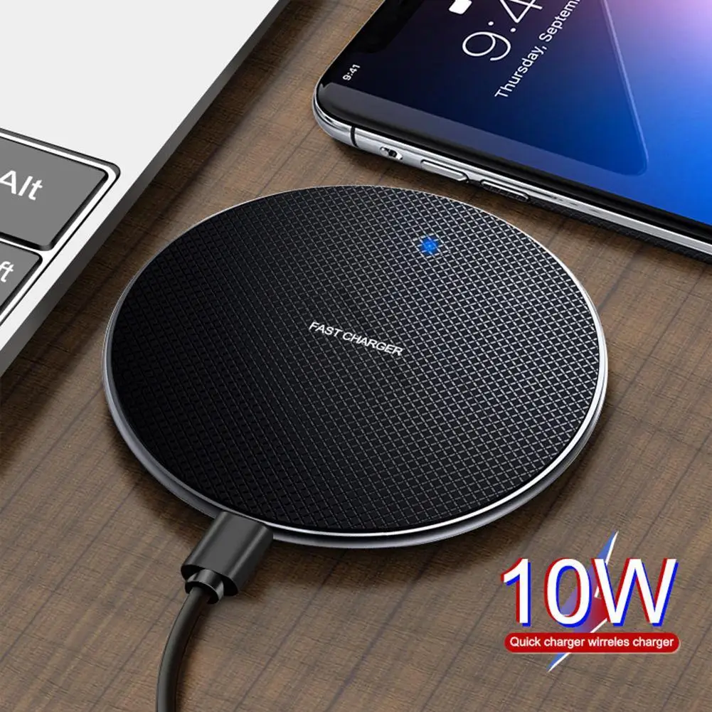 

OLAF 10W Fast Wireless Charger For Samsung Galaxy S10 S9 S8 Note 9 USB Qi Charging Pad for iPhone 11 Pro XS Max XR X 8 Plus 12