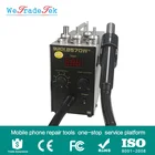 Паяльная станция QUICK 857DW + BGA с цифровым дисплеем, станция для распайки термофена для BGA SMD CHIP PLCC Repair 110V 220V