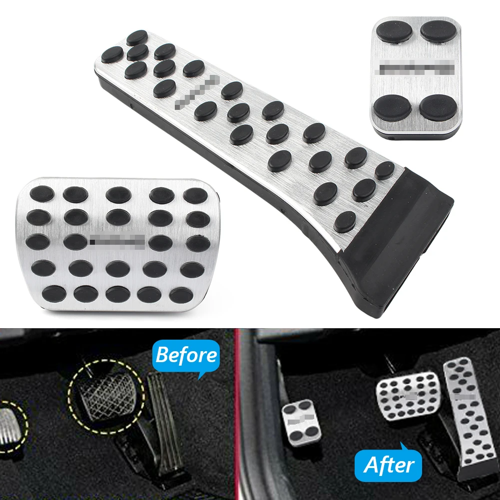 

Car Accelerator Fuel Gas Brake Foot Pedals Set Cover For Mercedes Benz E GLC Class 2016-2019 & C Class 2015 2016 2017 2018 2019