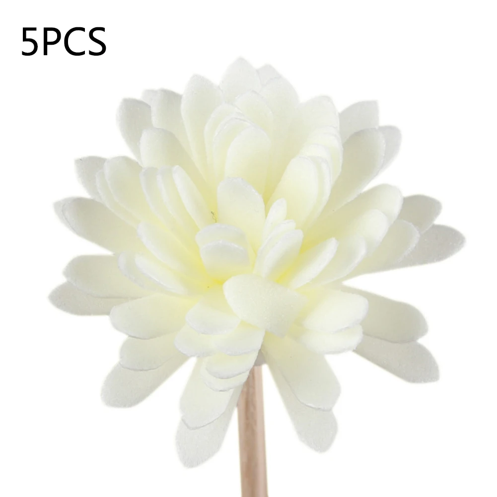 A5 5pcs Daisy Flower Rattan Reeds Fragrance Diffuser Non-fire Replacement Refill Sticks Home Living Room Aromatic Incense - Цвет: A5