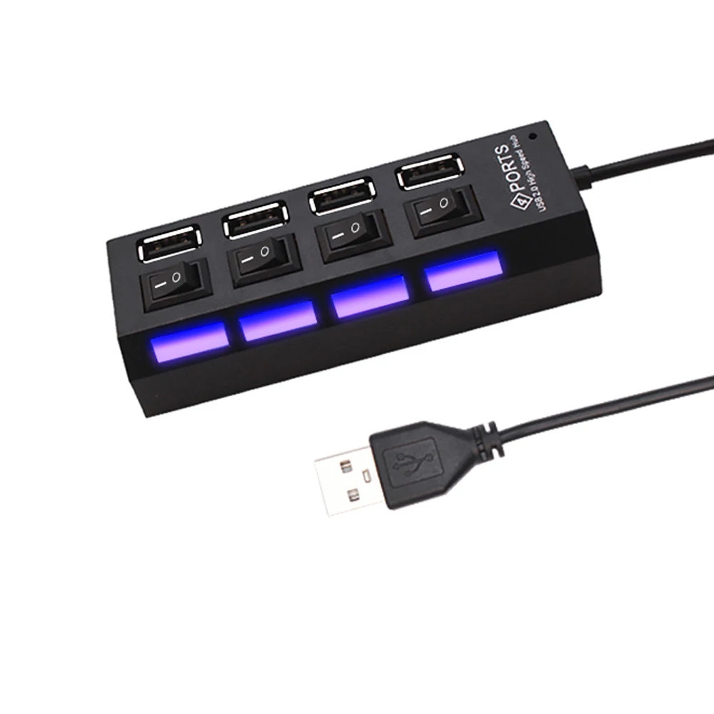 USB 2 0 концентратор usb хаб Мульти разветвитель Применение Мощность адаптер 4/7 Порты