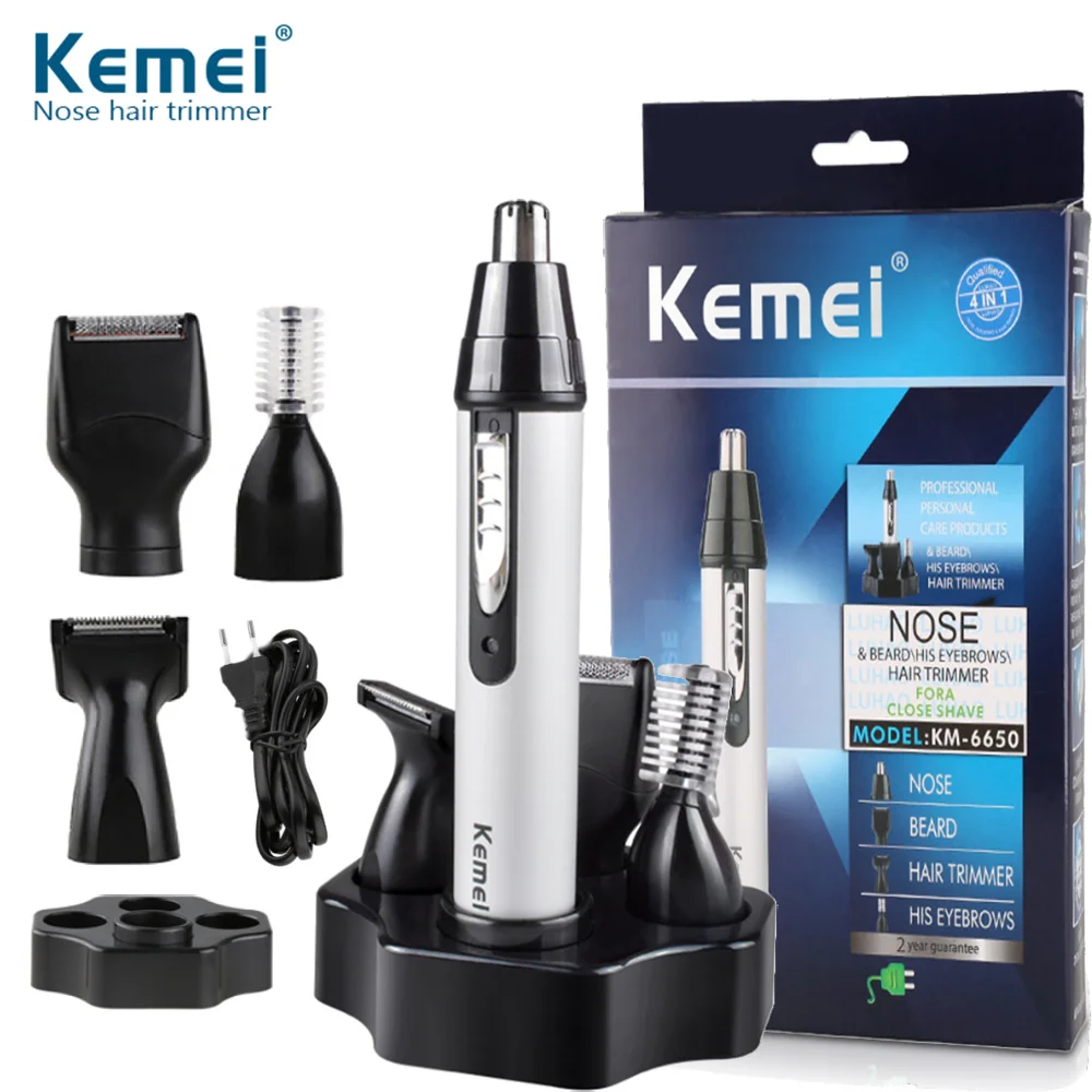

4 In 1 Minifit Electric Nose And Ear Trimmer For Men Eyebrow Trimmer Clipper Rechargeable Battery Trimmer Beard Shaving and Care
