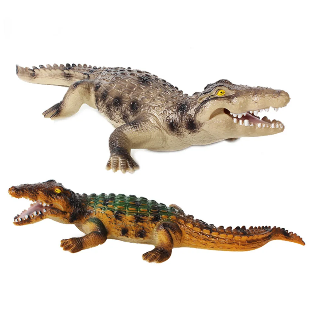 Игрушки Для Детей дикая природа Нил крокодил фигурка модель крокодила игрушка