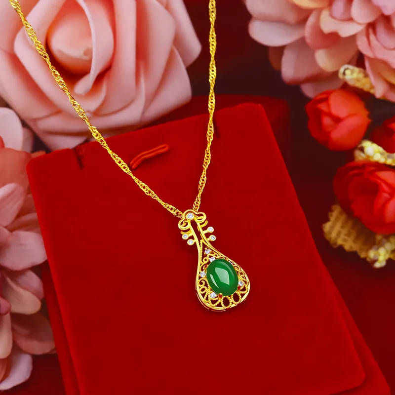 Ожерелье с натуральным камнем для женщин Ювелирное Украшение на годовщину