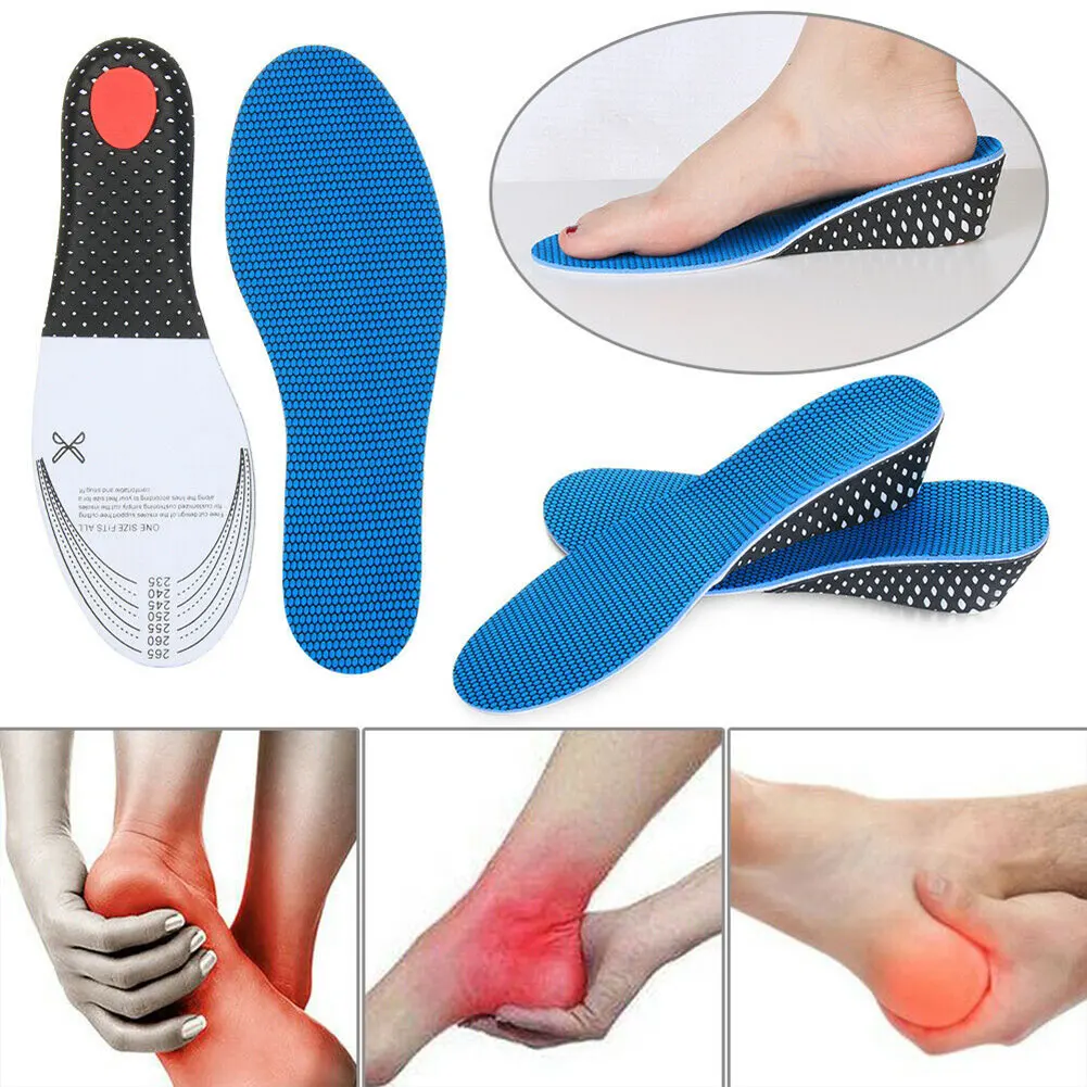 

Newest Invisible Height Increase Insoles Memory Foam Shock Absorbing Orthotic for Women Men