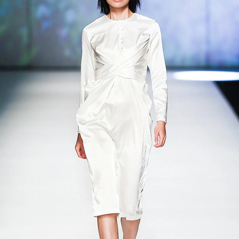 Высокое качество новинка 2020 дизайнерское подиумное платье женское с длинным