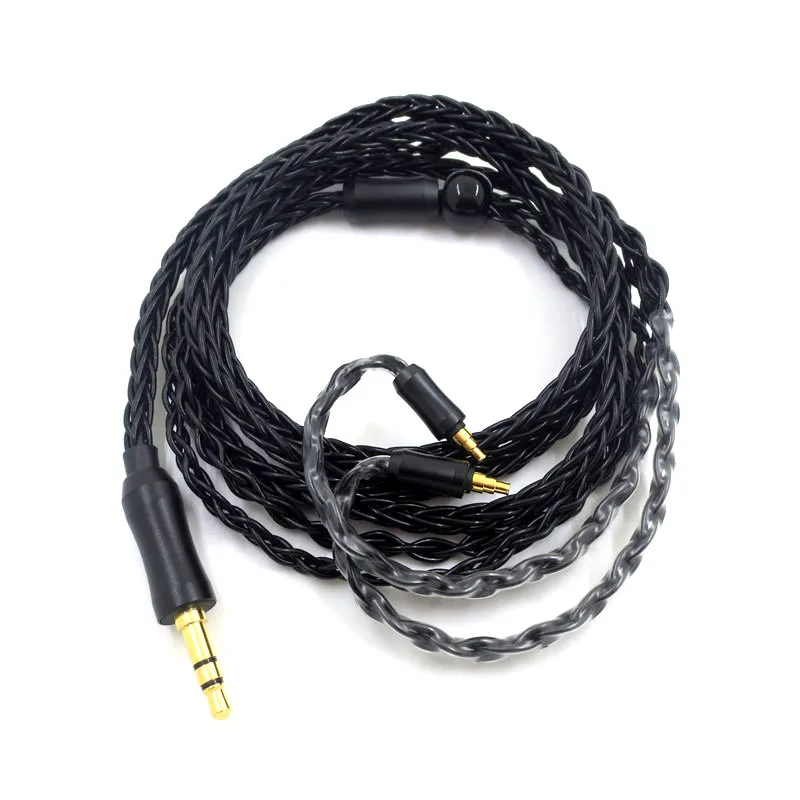 Сменный o кабель для наушников Sennheiser IE40PRO обновленный удлинитель (черный)|Кабели
