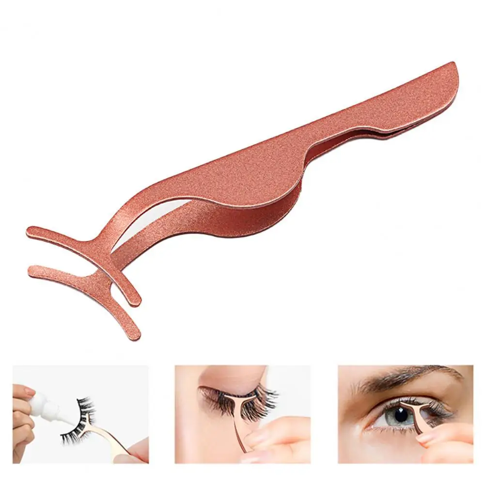 

1Pcs Eyelashes Tweezers High Precision Convenient Stainless Steel Faux Eyelashes Forceps Eyelashes Accessories
