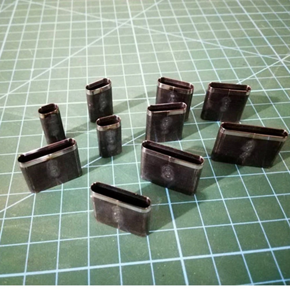 

DIY leather craft oval punch tool customized size metal hollowed punch tool 5*25mm 1pc/lot