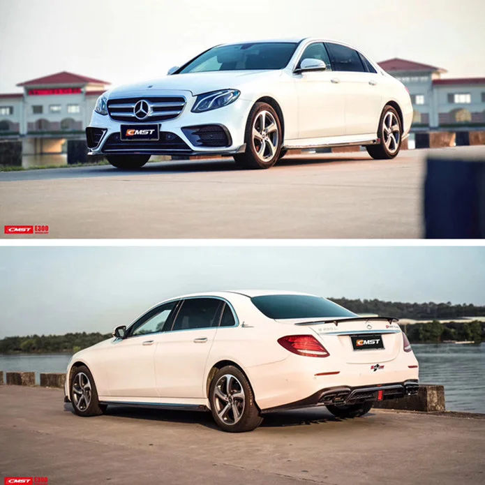 

Suit For and W213 W238 Are Mercedes Benz E-class E300 Cmst Carbon Fiber Front Tuyere Side Skirt Rear Lip Tail