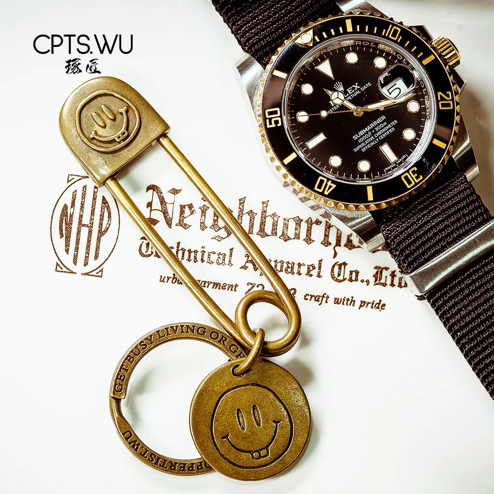 CPTS.WU бумажный зажим Брелок смайлик брелок для ключей Новинка Ретро Стильный