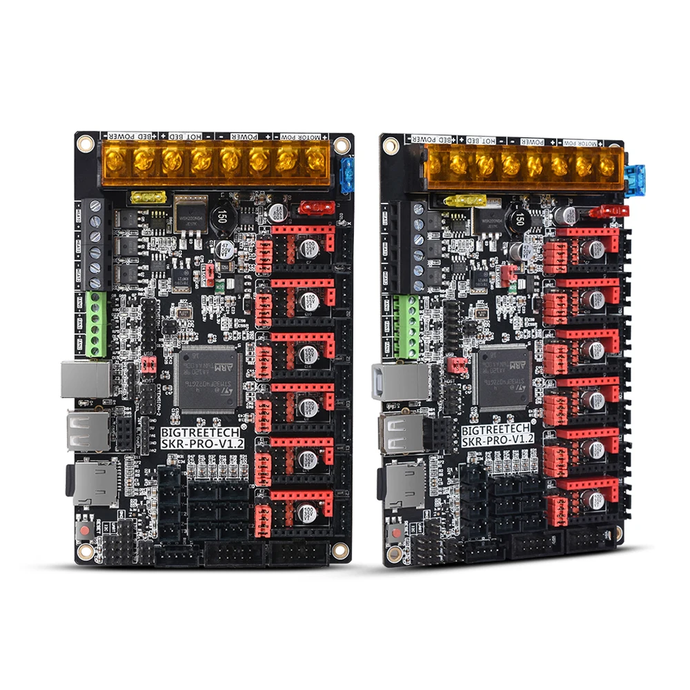 BIQU BIGTREETECH SKR Pro V1.2 32 бит материнская плата WIFI с TMC2209 UART TMC2130 SPI драйвер двигателя MKS GenL
