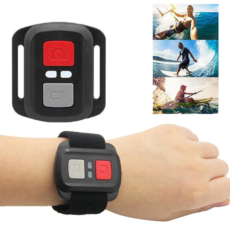 

2.4G Hand-Worn Sports Camera Action Cameras Remote Control 3m Waterproof For EKEN H9R / H9R Plus / H6S / H8Rplus / H8R / H5Splus