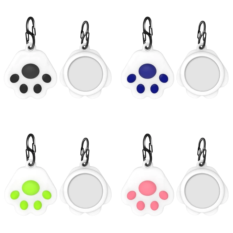 

Cat Paw Protective Cover Shockproof Soft Silicone Case Shell Protector for AirTags Tracker Accessories
