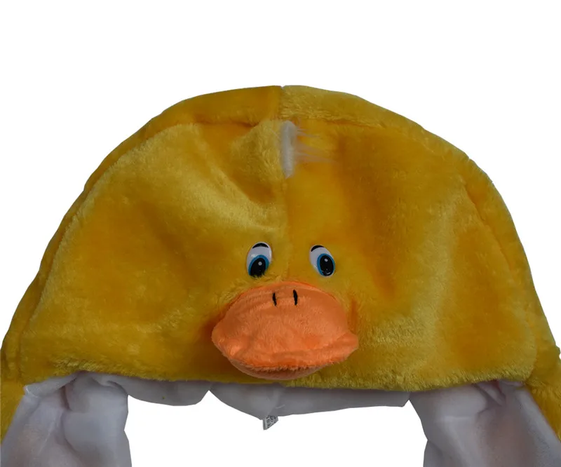 Детские милые плюшевые желтые шапки JOYHY в виде утенка с животными женские зимние