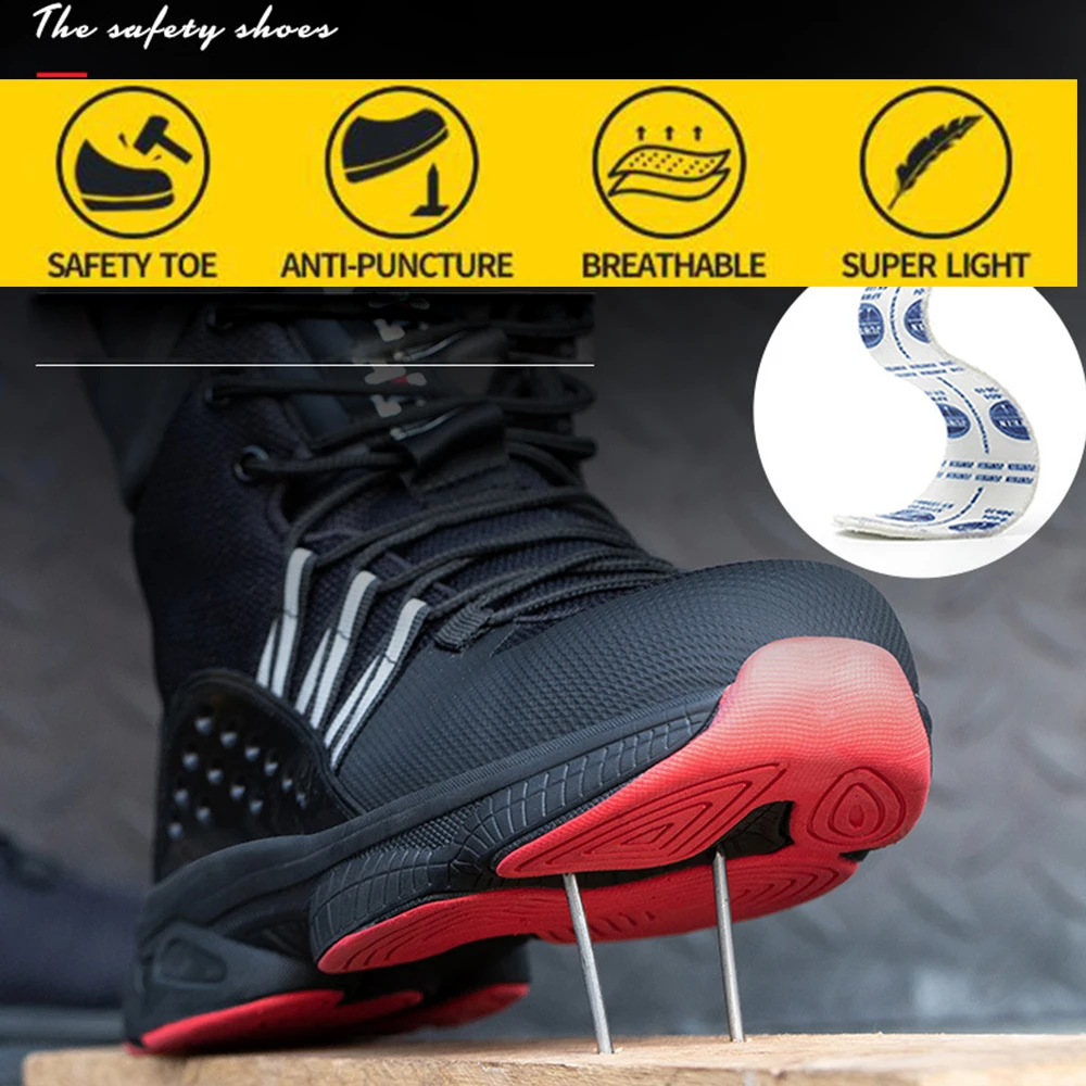 Безопасность Роскошная обувь Легкий истиранию повреждению проколу стойкая