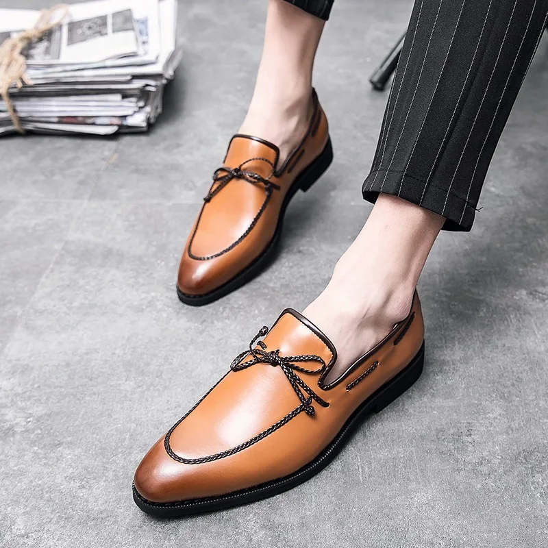 

Мужские деловые туфли, лоферы для мужчин, официальная обувь, черные 2020, Модные мужские повседневные кроссовки, Стильные Классические Летние...