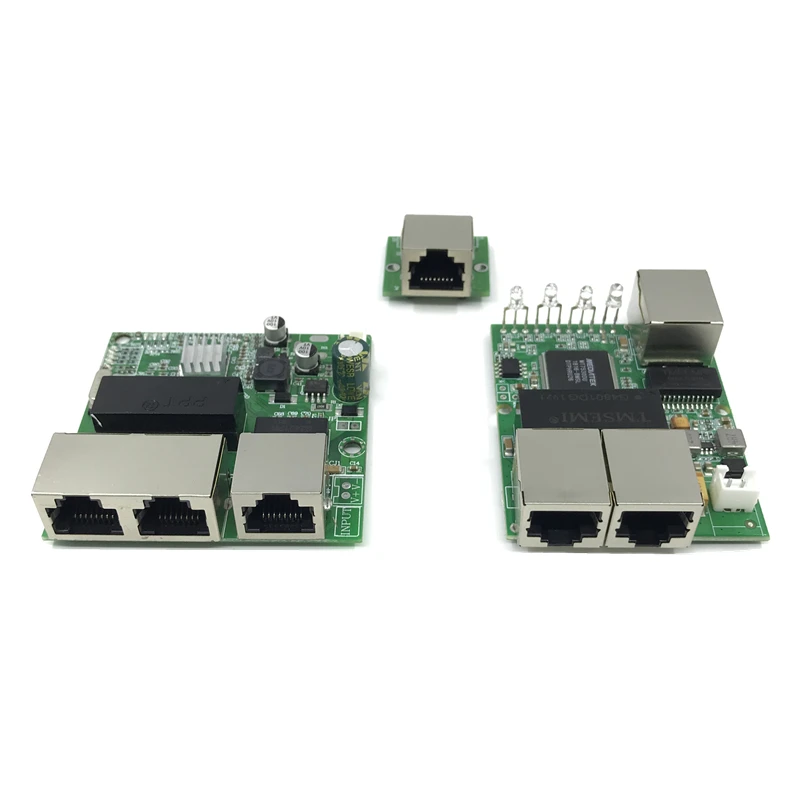 3-port Gigabit switch module is widely used in LED line 5 port 10/100/1000 m contact mini PCBA Motherboard | Компьютеры и офис
