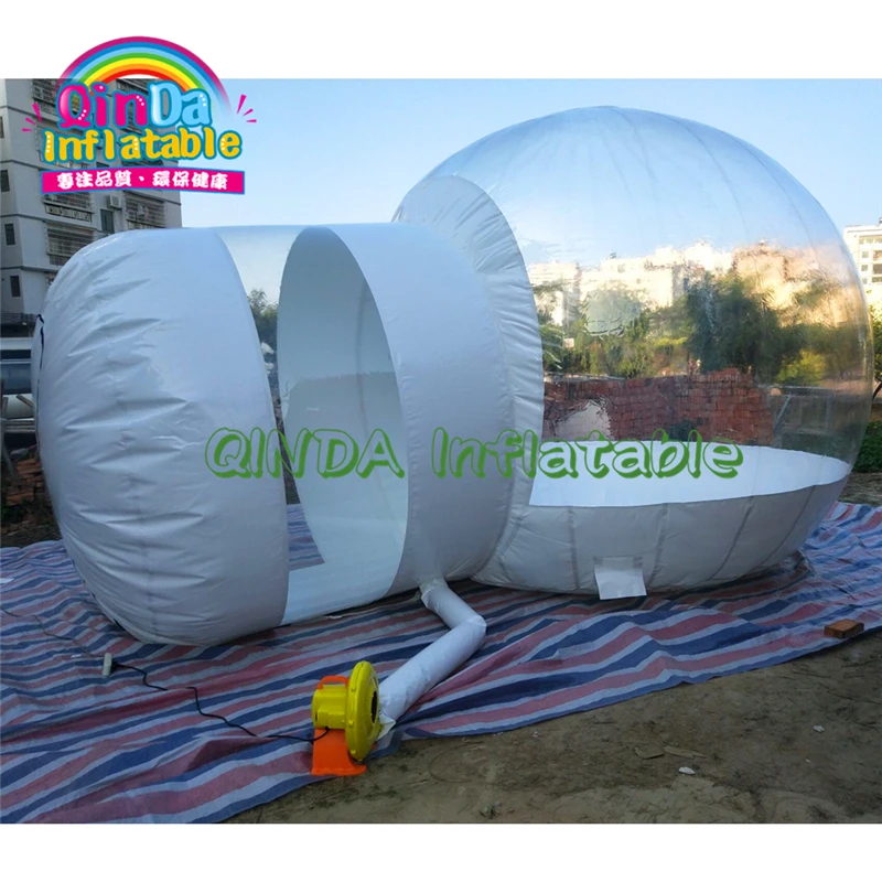 Preise PVC Luft Outdoor Dome Lodge Haus Jurte Camping Baum Luxus Hotel Aufblasbare Klar Kristall Transparent Blase Zelt