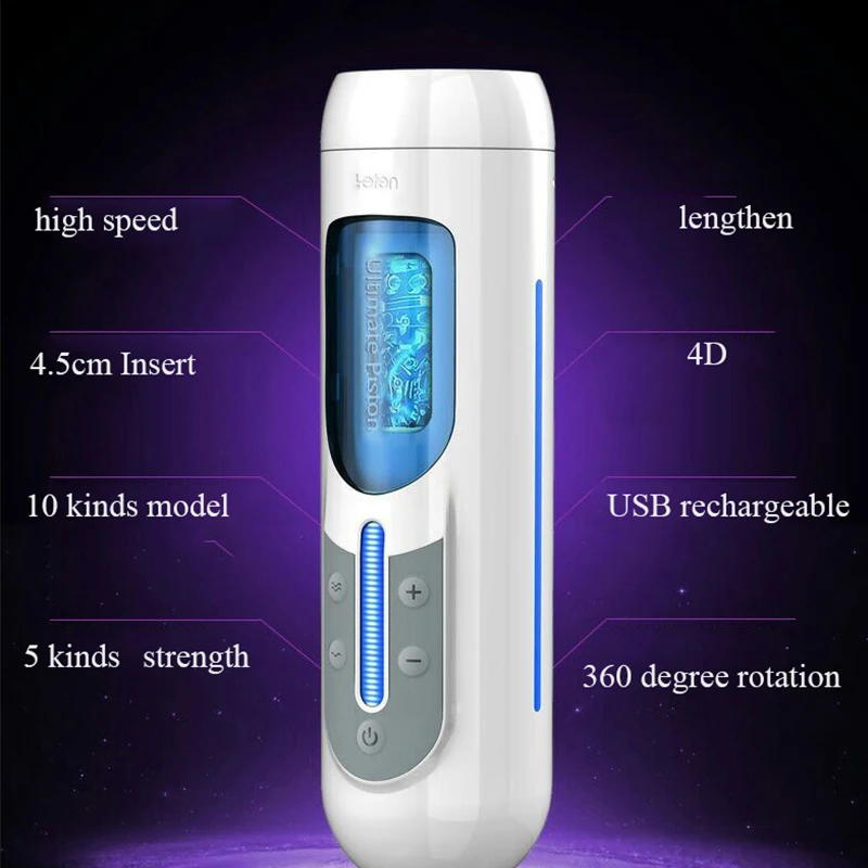 Мужской автоматический мастурбатор Leten A380 силиконовая вагинальная киска