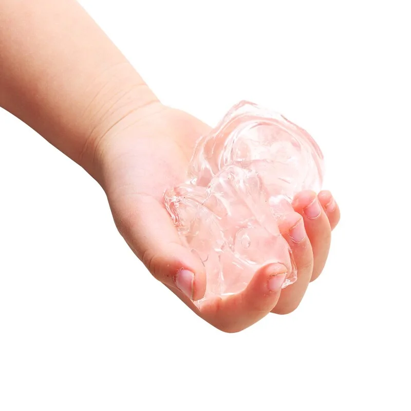 Прозрачный слайм игрушки Кристальный клей для пушистой шпатлевки светлая