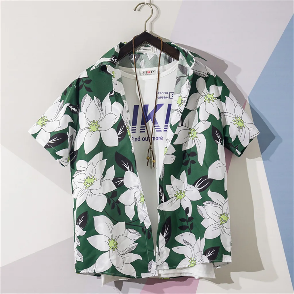 Рубашка camisa masculina мужские рубашки chemise homme уличная рубашка мужские рубашки мужская рубашка с коротким рукавом рубашка мужская Z4