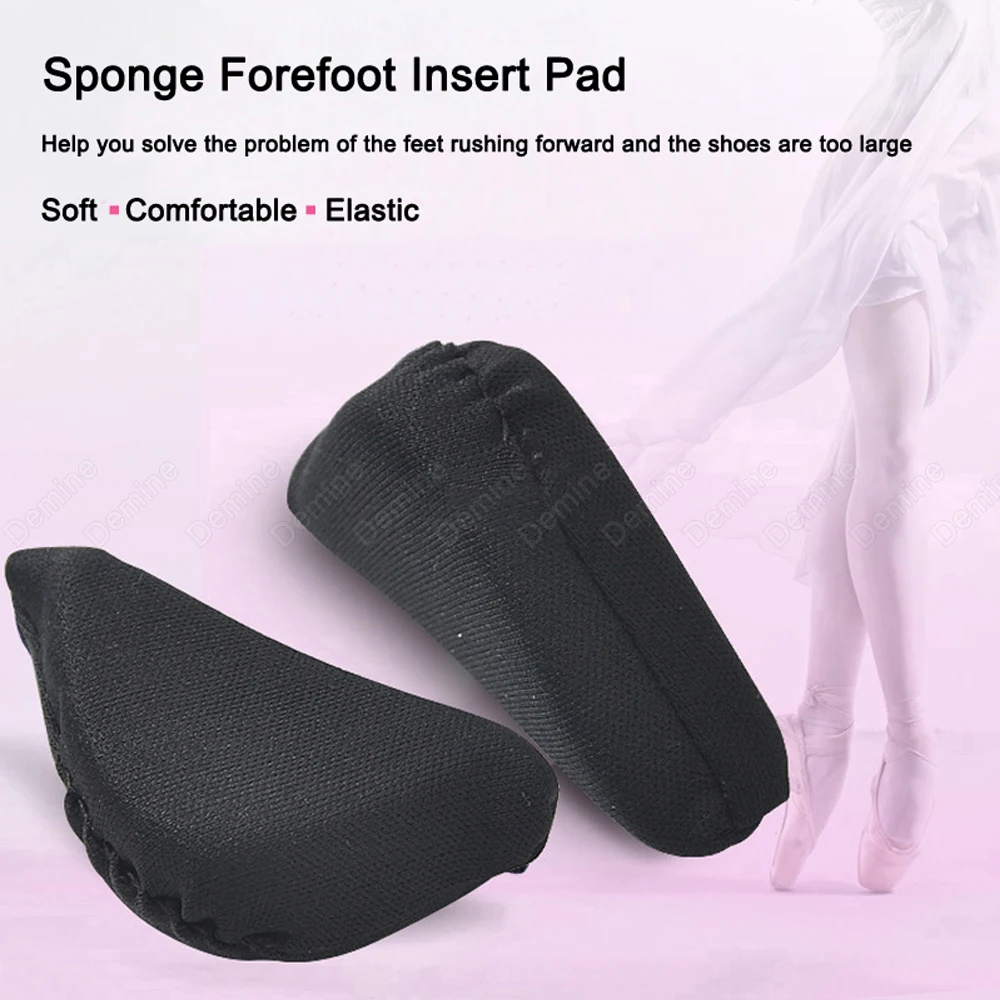 Sponge Forefoot Inserts Anti-Slip Pads for Shoes Women High Heels Toe Plug Cushion Shoe Filler Adjust Size Anti-Pain Foot Pad