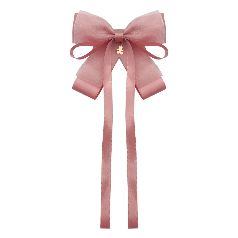 Корейский милый Длинный Галстук-бабочка галстук униформа колледжа рубашка