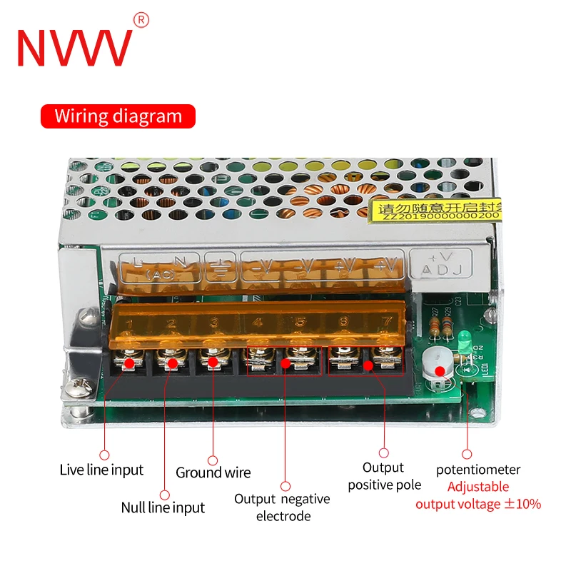 NVVV 120W светодиодный приводной Источник адаптер переключения Питание для полосы