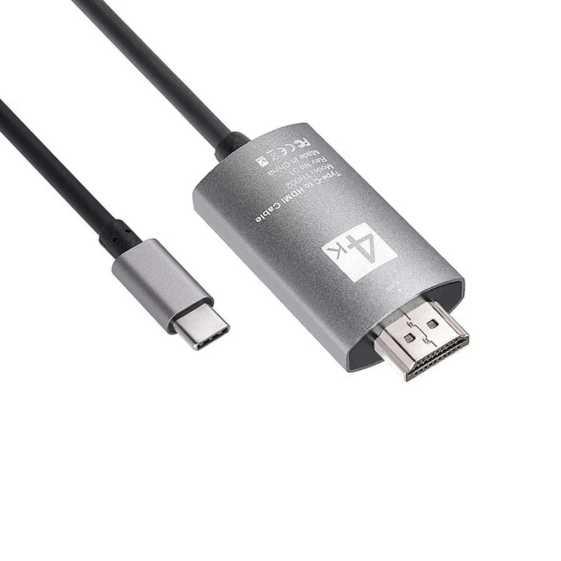 4K Type C к HDMI-совместимый кабель USB 2 м HDTV Full HD FHD для ноутбука Samsung Xiaomi OnePlue HTC Huawei |
