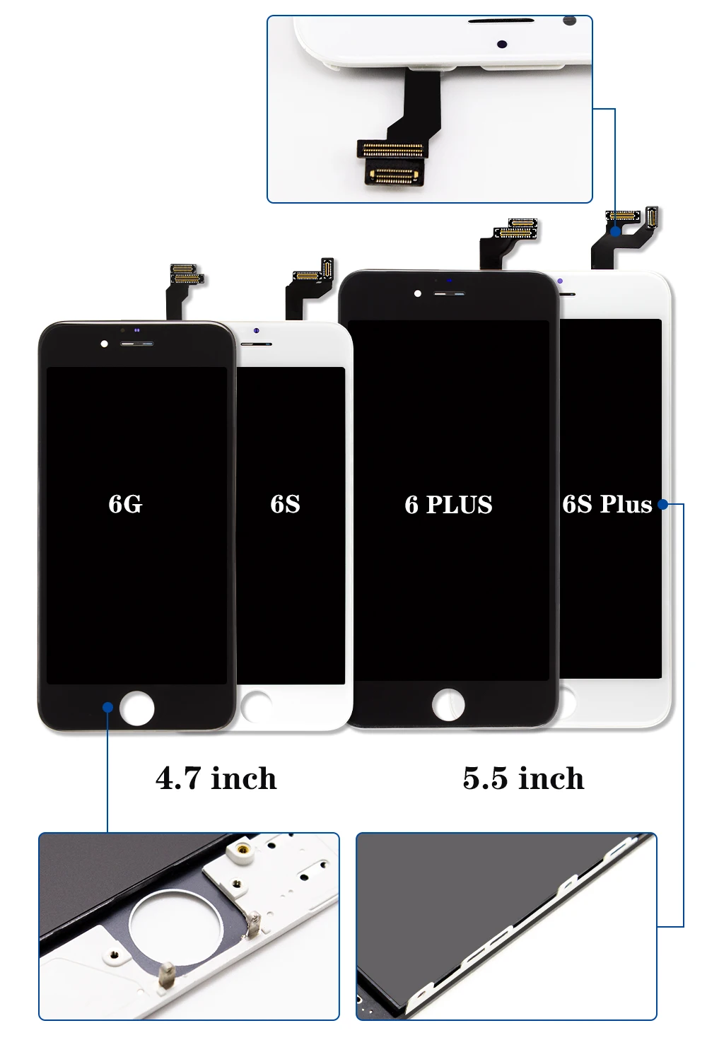 Пожизненная гарантия AAAAA абсолютно ЖК-дисплей для iPhone 5 5G 5S 5C SE 4 ''сенсорный экран дигитайзер сборка+ подарок