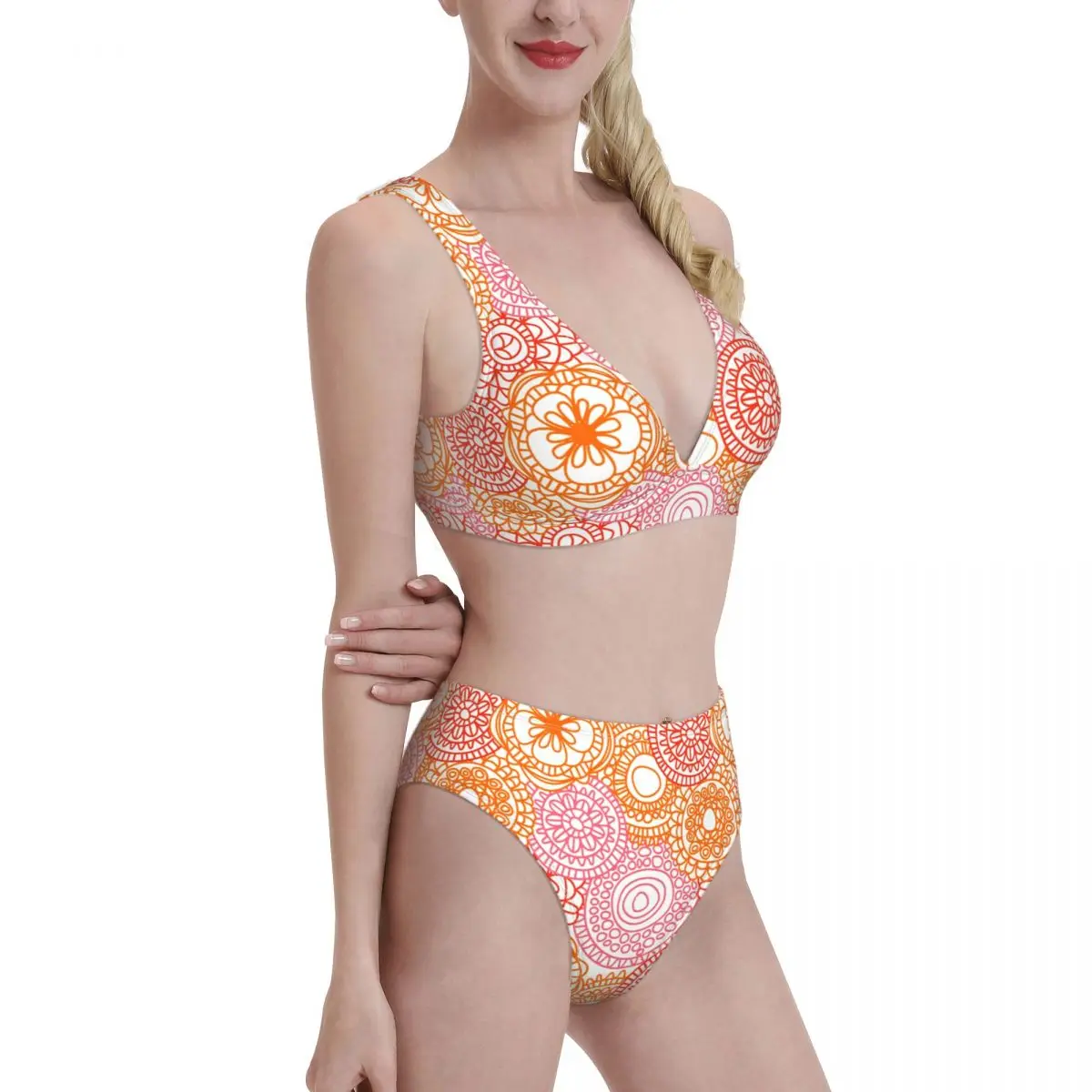 

bikini Sexy swimsuit bikini swimsuit female polka dot swimsuit high waist push-up bikini suit Women's swimsuit
