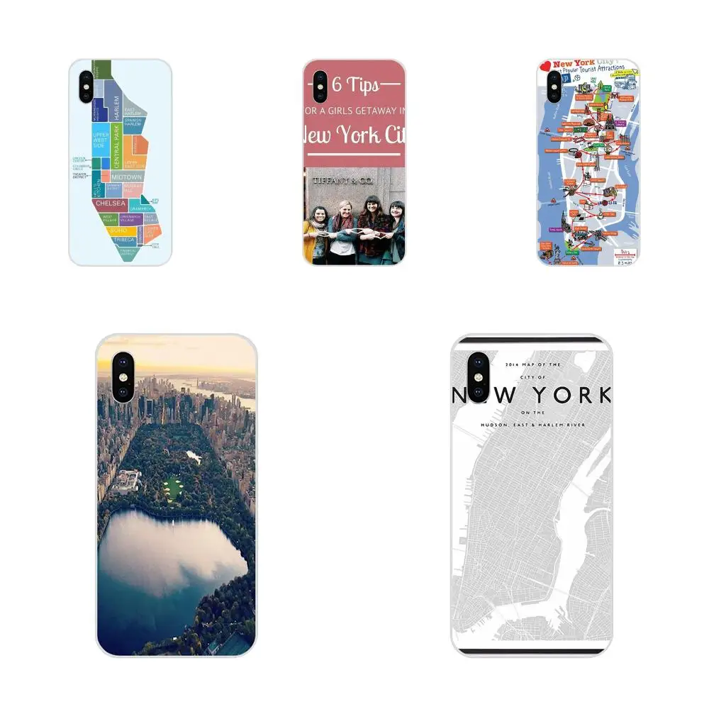 Карта Нью Йорка Nyc фото мягкий чехол для телефона Galaxy J1 J2 J3 J330 J4 J5 J6 J7 J730 J8 2015 2016 2017