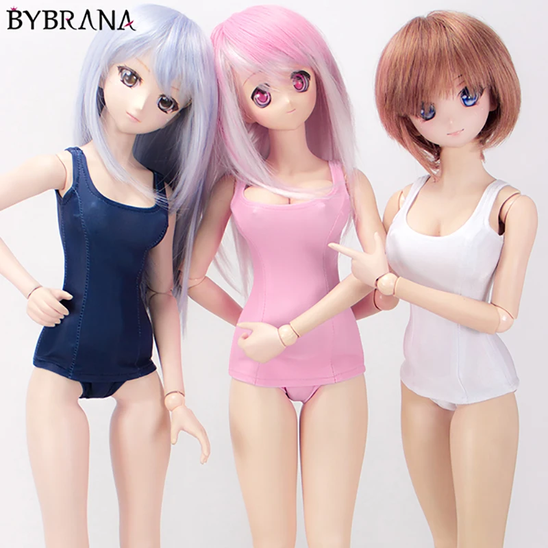 

Bybrana BJD SD DD Doll Clothes Girl's Summer Dress Not Dyed Swimsuit