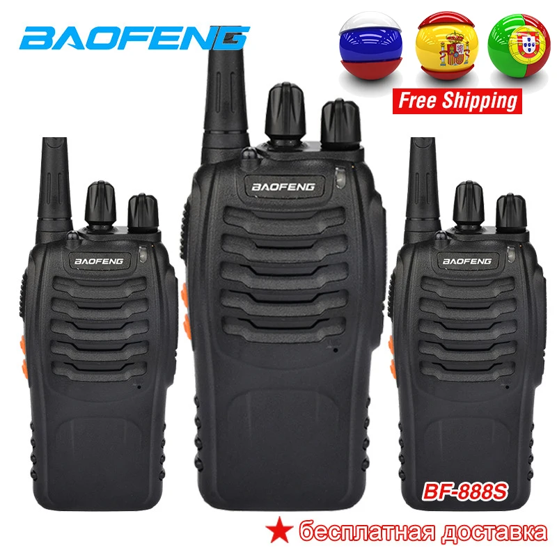 Рация Baofeng bf 888s Talkie двухдиапазонная CB Ham Radio hf Transceiver Portable двусторонняя радиосвязь