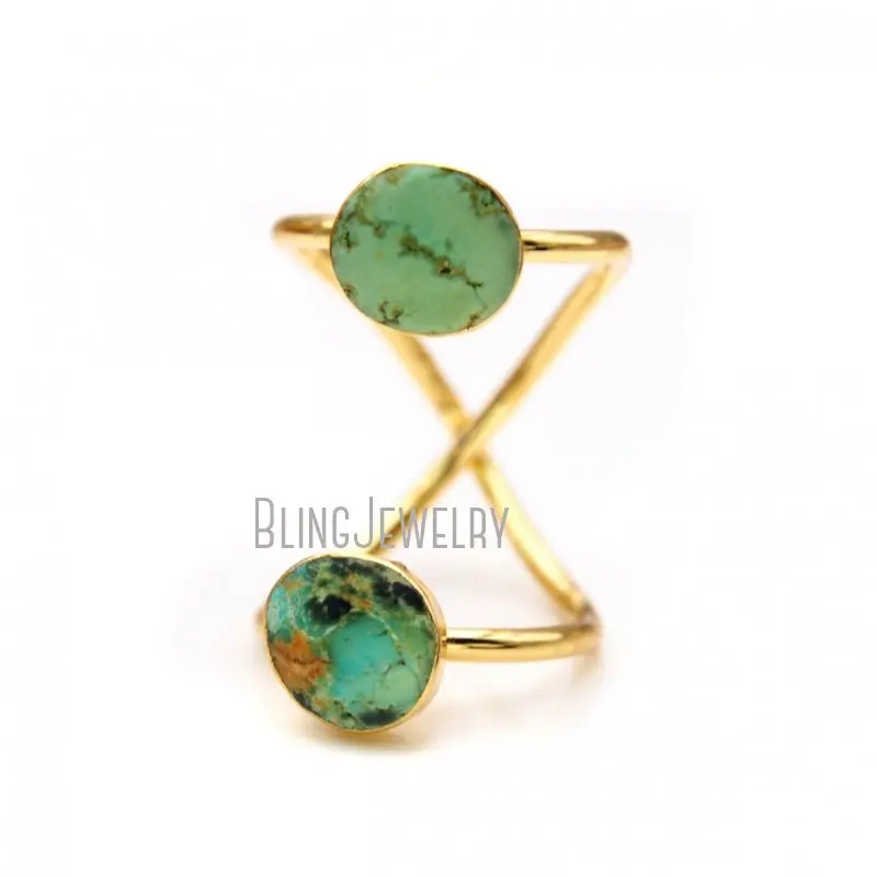 

RM18871 Adjustable Turquoise Ring Bridesmaid Gift Cocktail Ring Bohemian Ring Turquoise Ring Gold Raw Stone Ring Large Turquoise