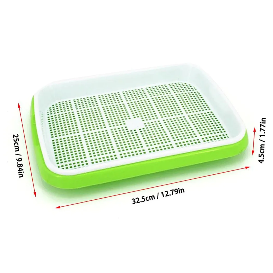 

2 Layer Hydroponic Tray Microgreens Tray Paper33cm X 26cm X 5cm High Quality Brand New