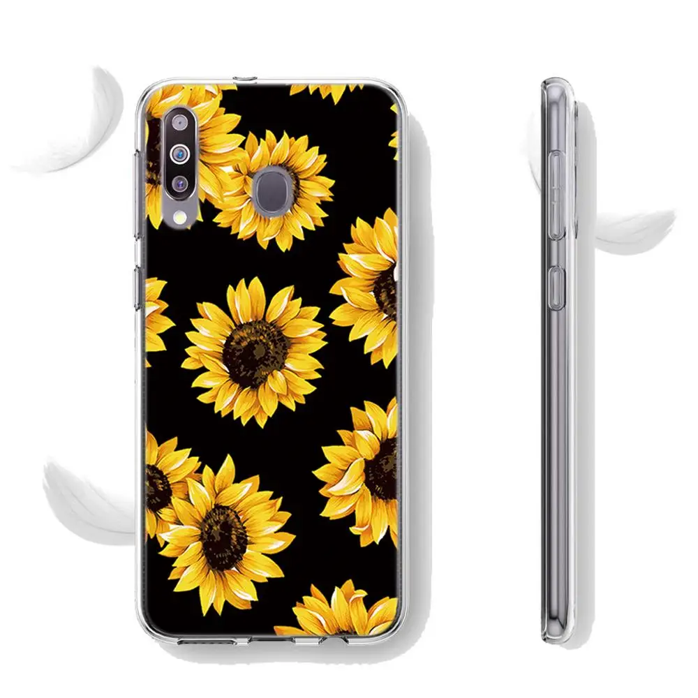 

TPU Soft Cases for Samsung Galaxy A10 A10E A20E A20s A30 A40 A50 A70 A11 A41 A51 A71 A91 TPU Cover Summer Daisy Sunflower Floral