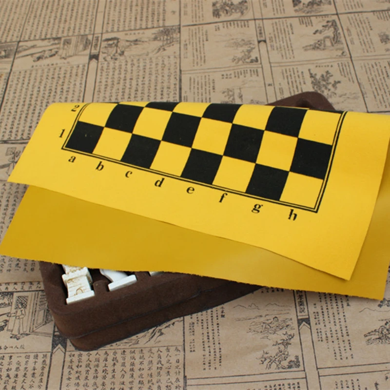 Новый набор античных шахматных досок кожаная шахматная доска изысканная смола