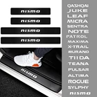 4 шт. наклейки на порог автомобильной двери для Nissan Nismo nisteana Juke X-trail Almera Qashqai Tiida Sentra Murano Sylphy Skyline